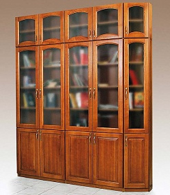 Книжный шкаф в библиотеку